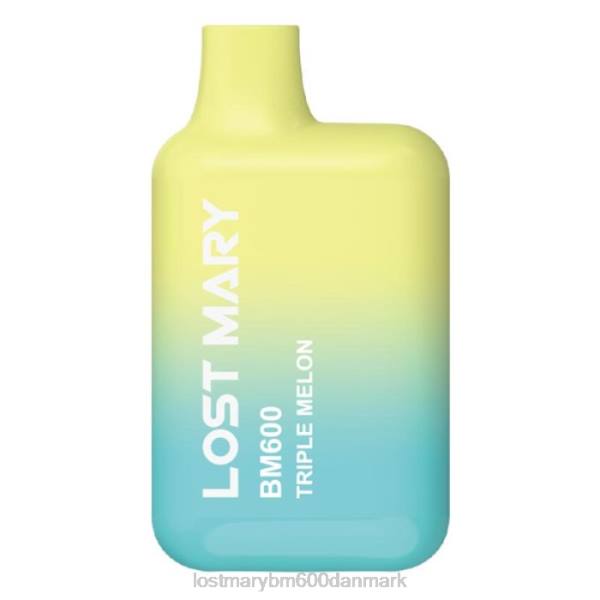 LOST MARY danmark mistet mary bm600 engangs vape ZD20142 tredobbelt melon