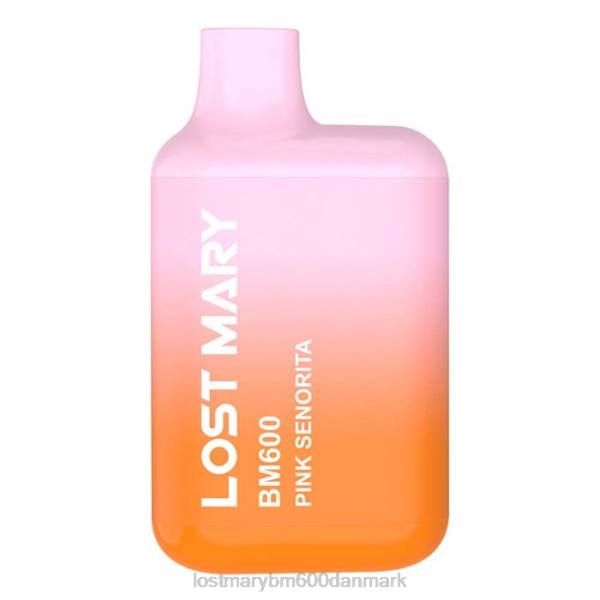 LOST MARY puff mistet mary bm600 engangs vape ZD20128 lyserød senorita