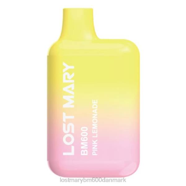 LOST MARY puff mistet mary bm600 engangs vape ZD20138 lyserød limonade