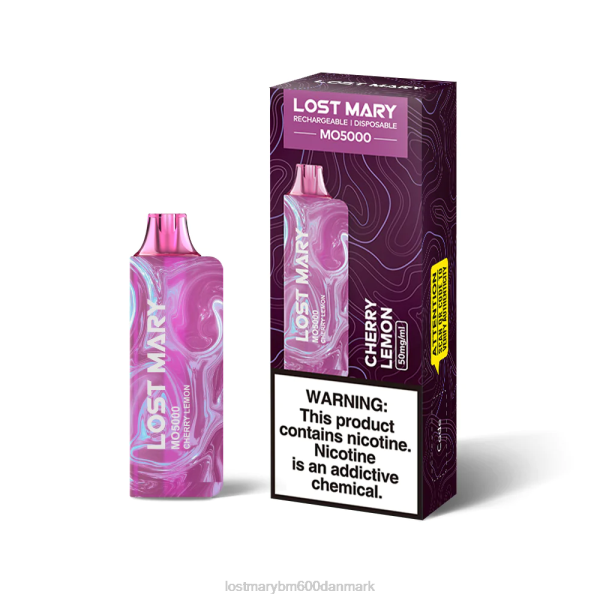 LOST MARY flavors mistede mary mo5000 ZD2023 kirsebær citron