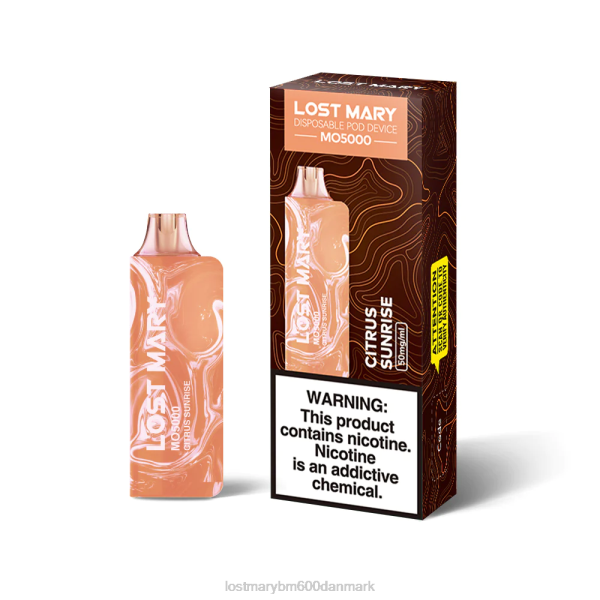 LOST MARY flavors vape mistede mary mo5000 ZD2025 citrus solopgang