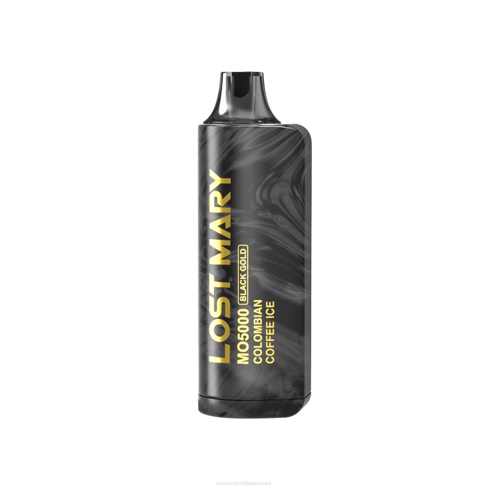 LOST MARY mo5000 sort guld engangs 10ml F2LF2 colombiansk kaffe LOST MARY danmark