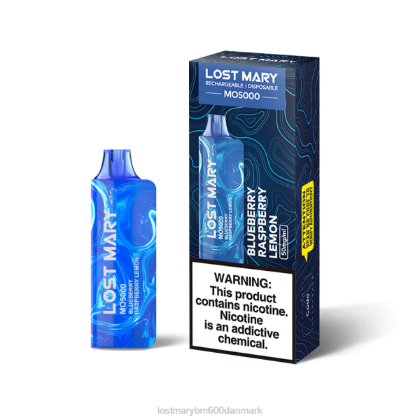 LOST MARY puff mistede mary mo5000 ZD2018 blåbær hindbær citron