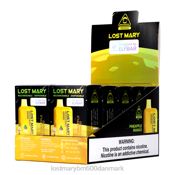 LOST MARY flavors list tabte mary os5000 ZD2057 ananas mango