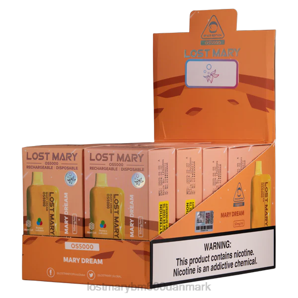 LOST MARY flavors new tabte mary os5000 ZD2050 mary drøm
