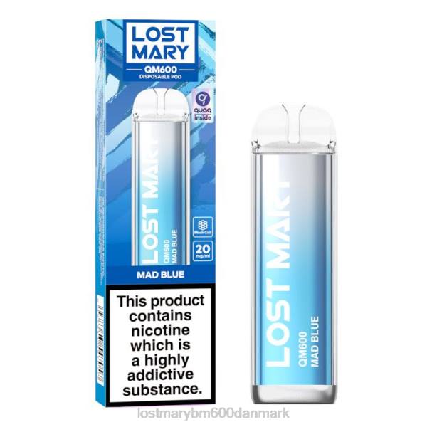 LOST MARY flavors new lost mary qm600 engangsvape ZD20160 gal blå
