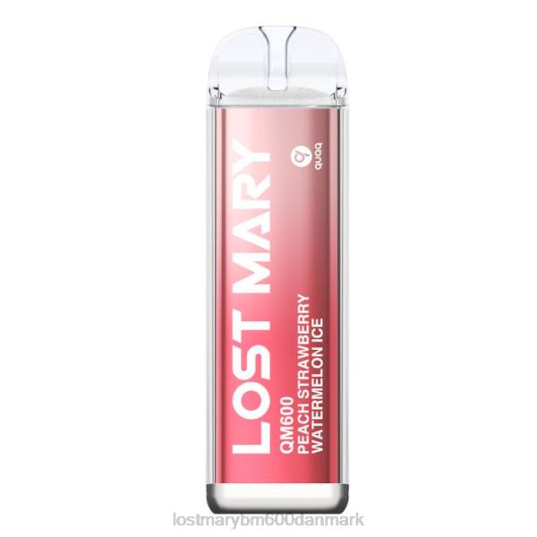 LOST MARY pris lost mary qm600 engangsvape ZD20166 fersken jordbær vandmelon