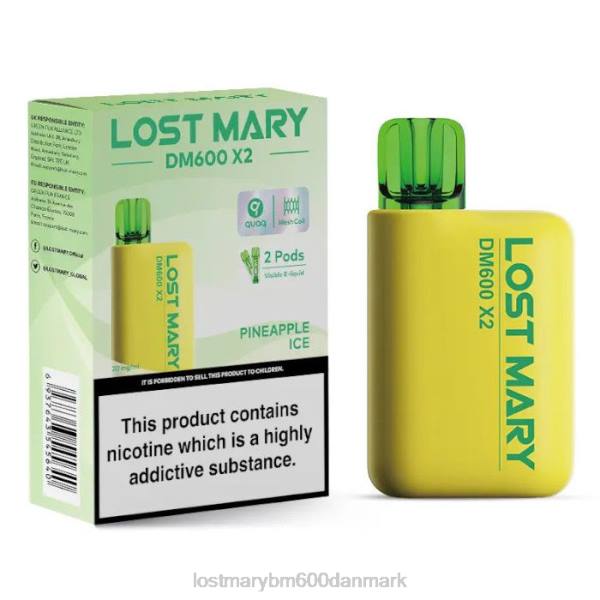 LOST MARY bm620 danmark Lost Mary dm600 x2 engangs vape ZD20204 ananas is