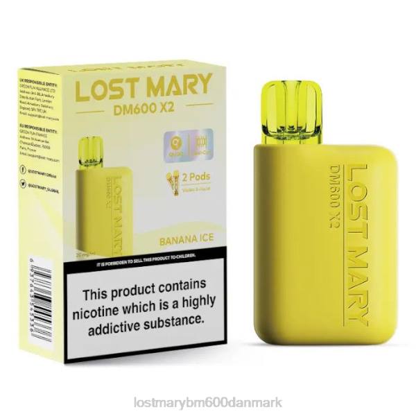 LOST MARY flavors list Lost Mary dm600 x2 engangs vape ZD20187 bananis