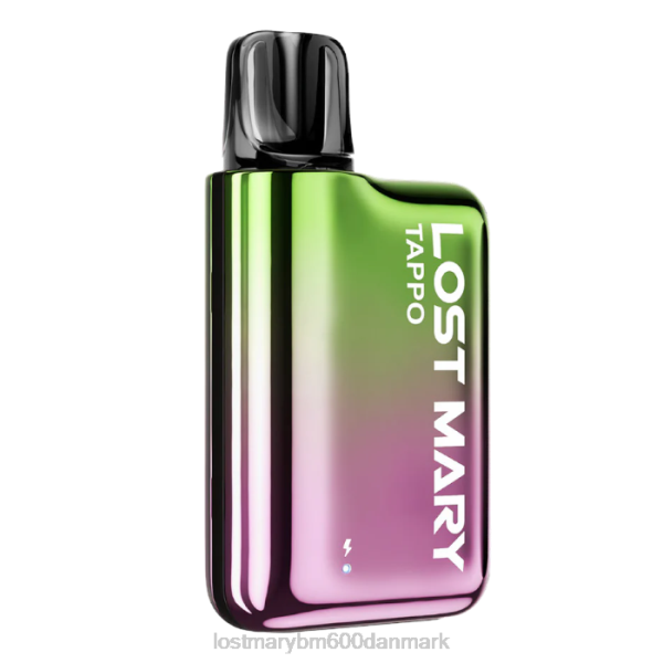 LOST MARY flavors vape lost mary tappo præfyldt pod kit - præfilled pod ZD20175 grøn pink + vandmelon